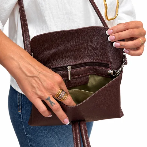 Clutch granulado con asa — foto 4
