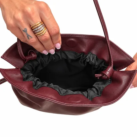 Bandolera pouch fruncido — foto 6