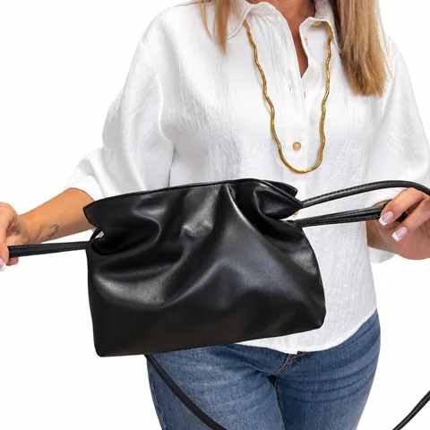 Bandolera pouch fruncido — foto 5