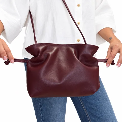 Bandolera pouch fruncido — foto 4
