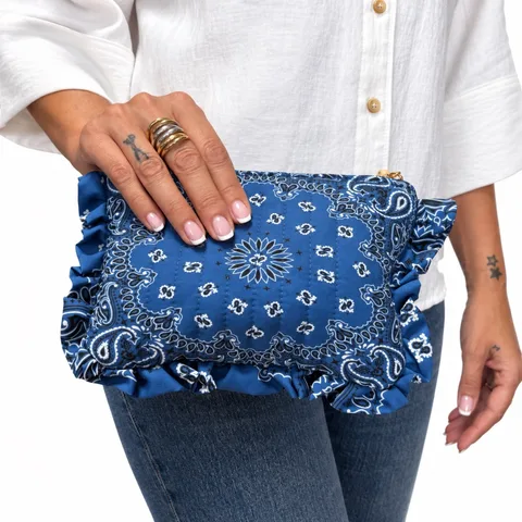 Neceser bandana acolchado con volantes — foto 4