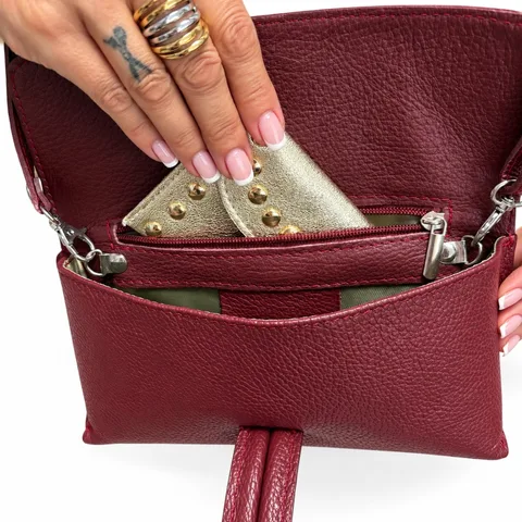 Clutch granulado con asa — foto 2